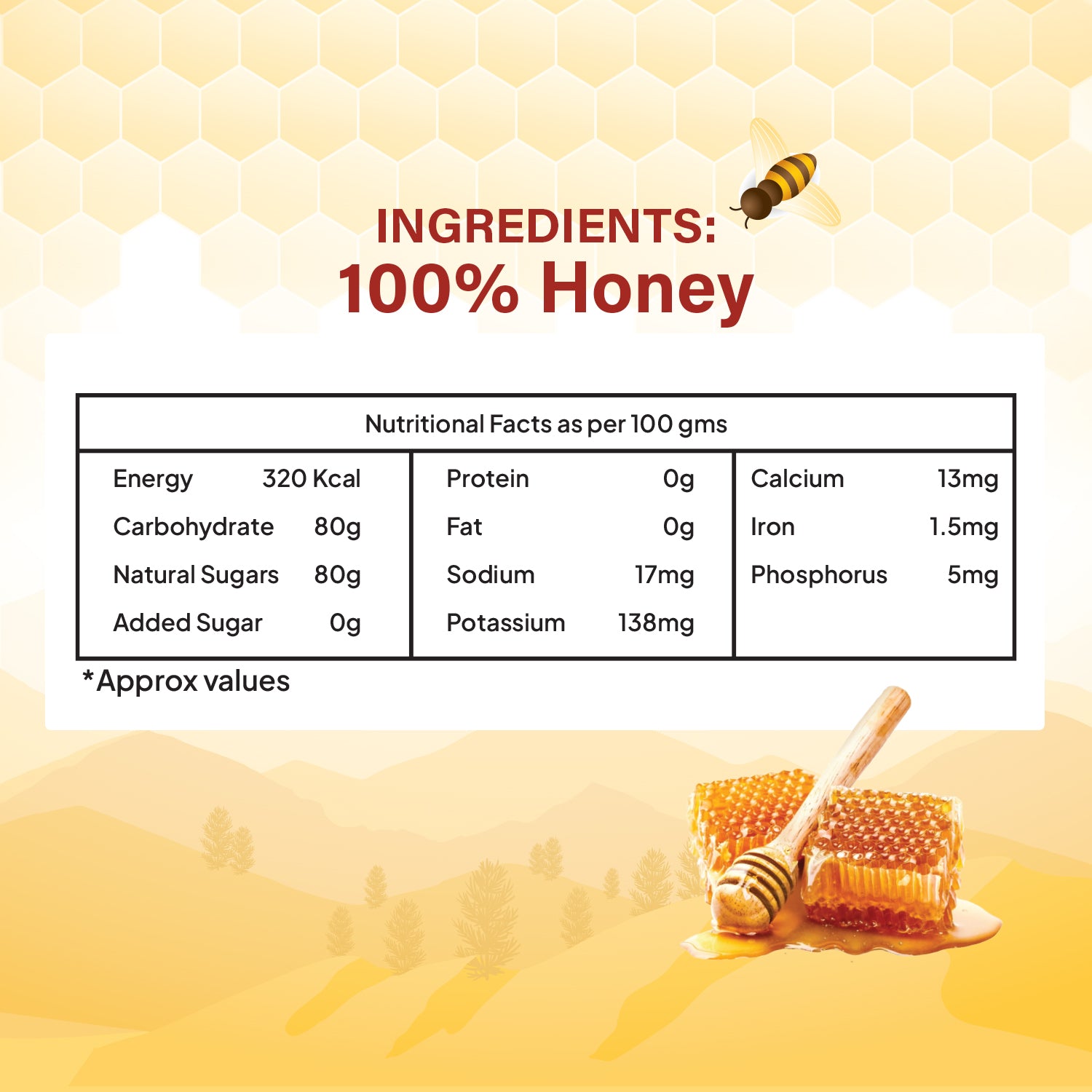 Ajwain Honey – 100% Pure & Natural | Organic, Immunity Booster, No Added Sugar