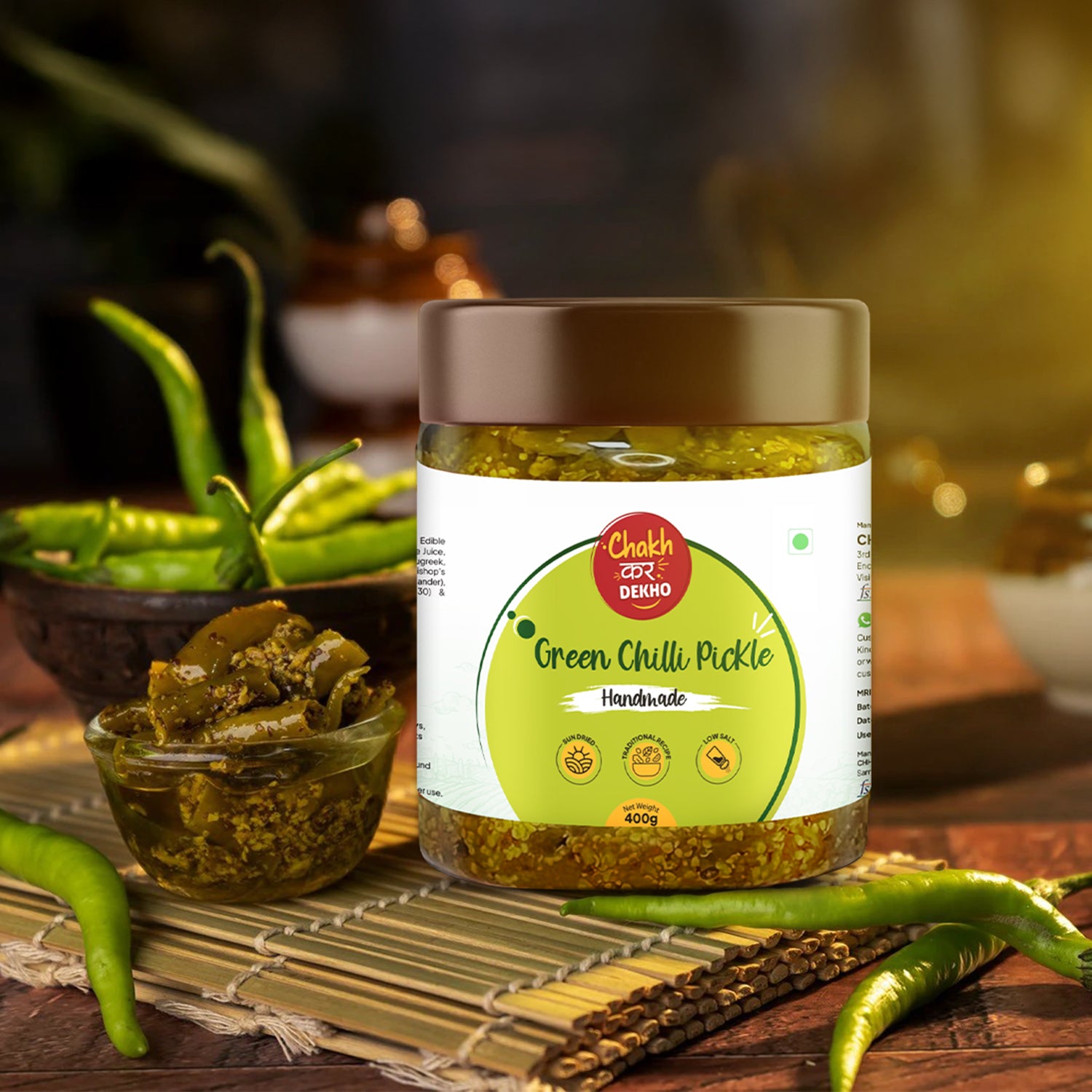 Green Chilli Pickle | Hari Mirch ka Achar