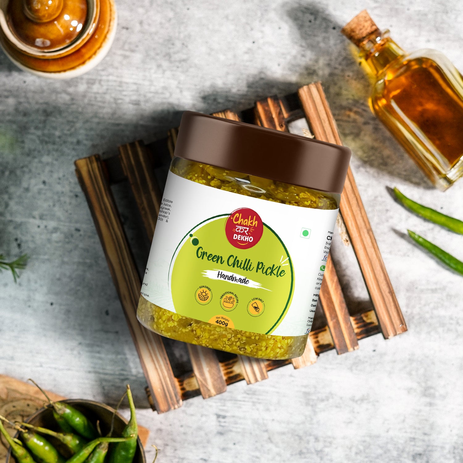 Green Chilli Pickle | Hari Mirch ka Achar