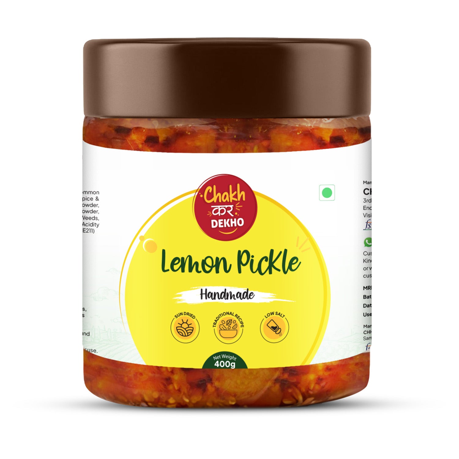 Lemon Pickle | Kala Nimbu Achar