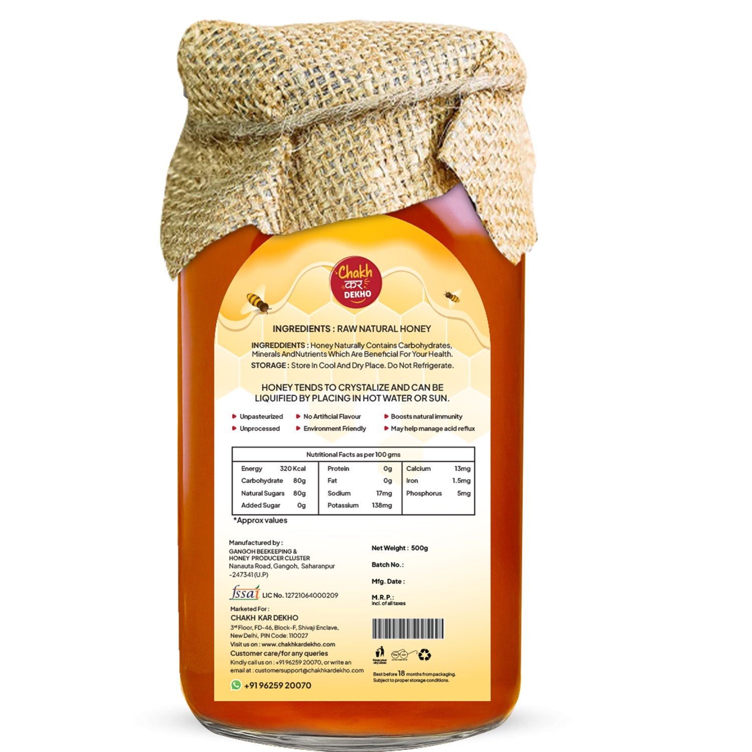 Pahadi Honey – 100% Pure, Natural & Organic | No Added Sugar