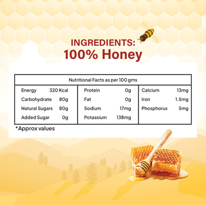 Ajwain Honey – 100% Pure & Natural | Organic, Immunity Booster, No Added Sugar