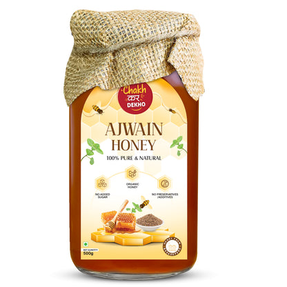 Ajwain Honey – 100% Pure & Natural | Organic, Immunity Booster, No Added Sugar