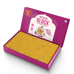 Besan Block With Dry Fruits