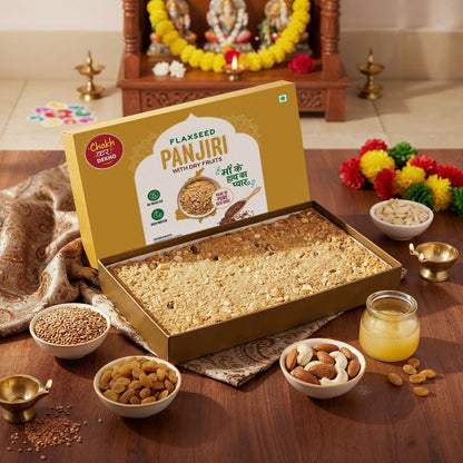 Flaxseed Panjiri With Dry Fruits