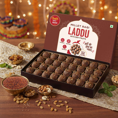 Millet Ragi Laddu With Dry Fruits