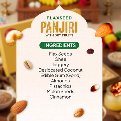 Flaxseed Panjiri With Dry Fruits