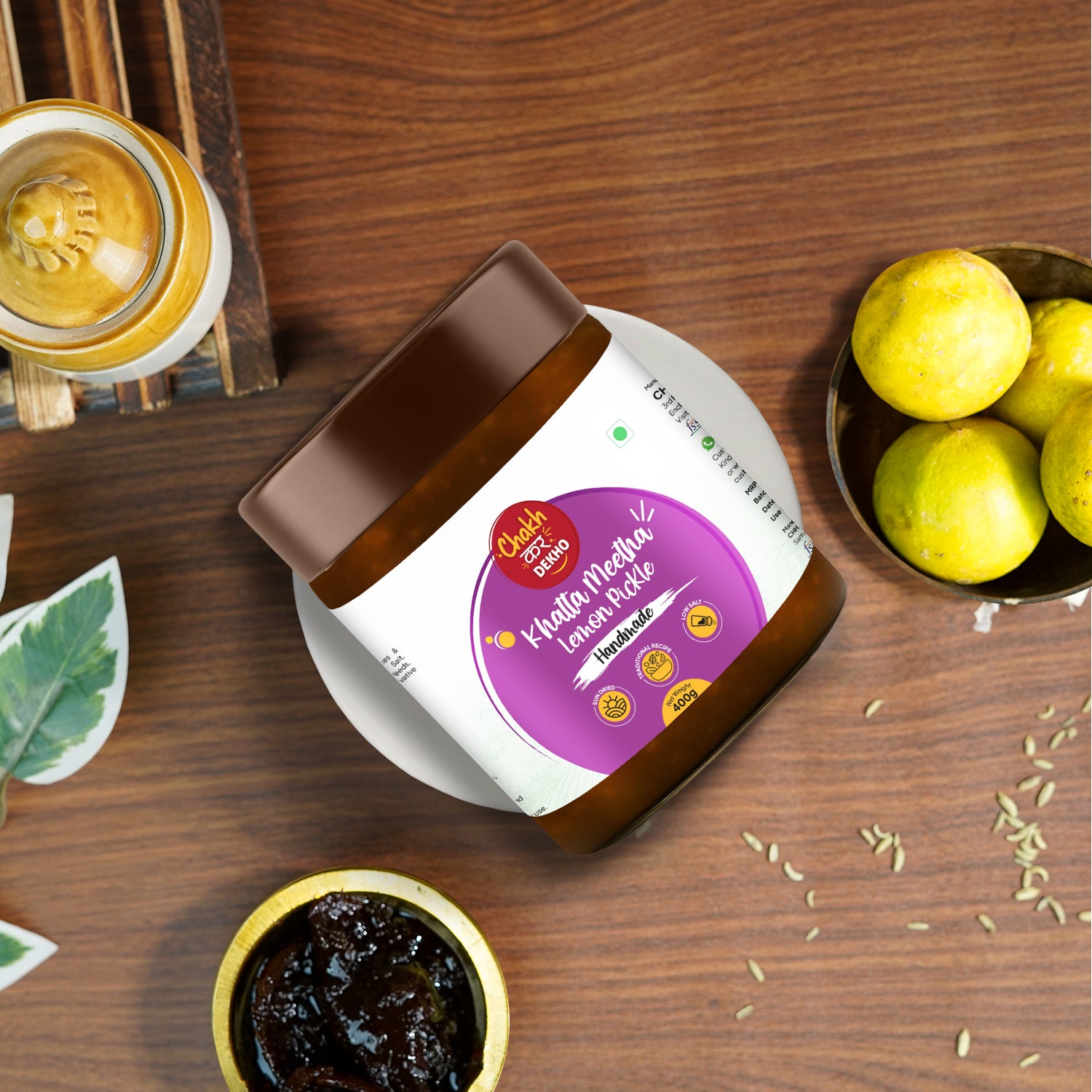 Khatta Meetha Lemon Pickle