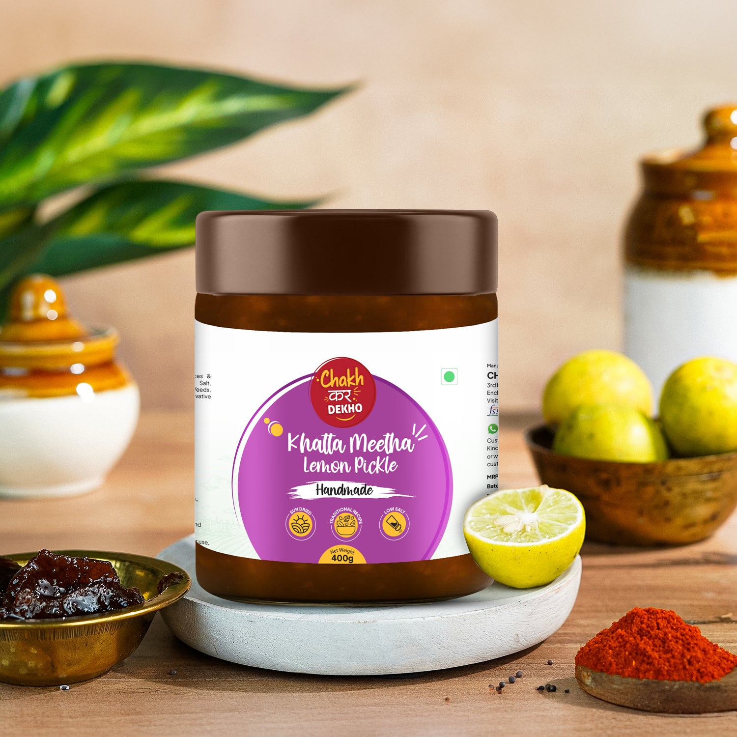 Khatta Meetha Lemon Pickle