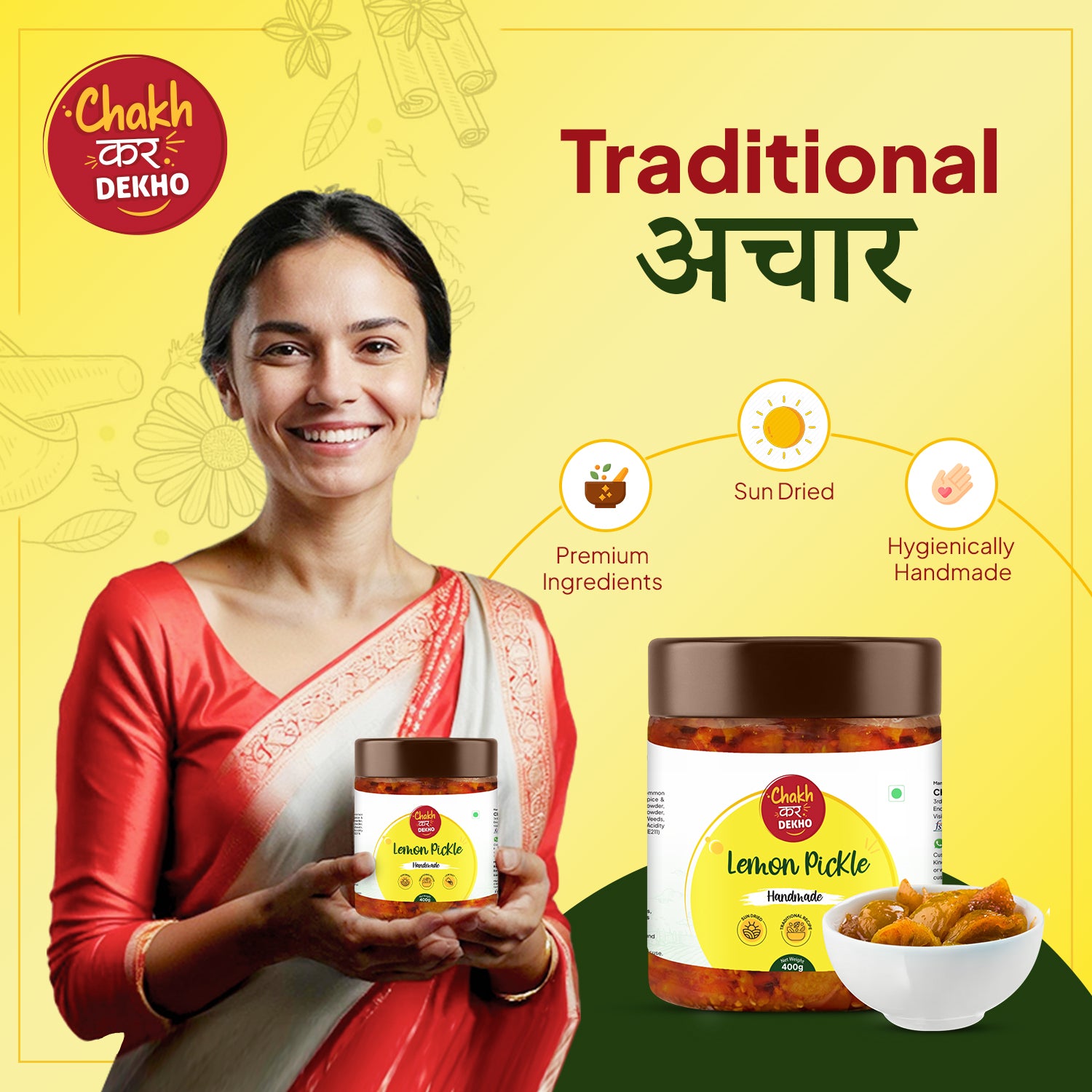 Lemon Pickle | Kala Nimbu Achar
