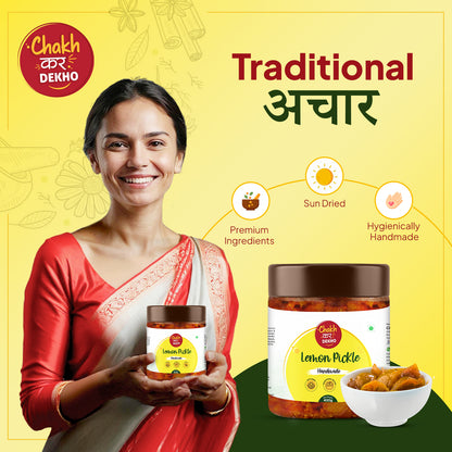 Lemon Pickle | Kala Nimbu Achar