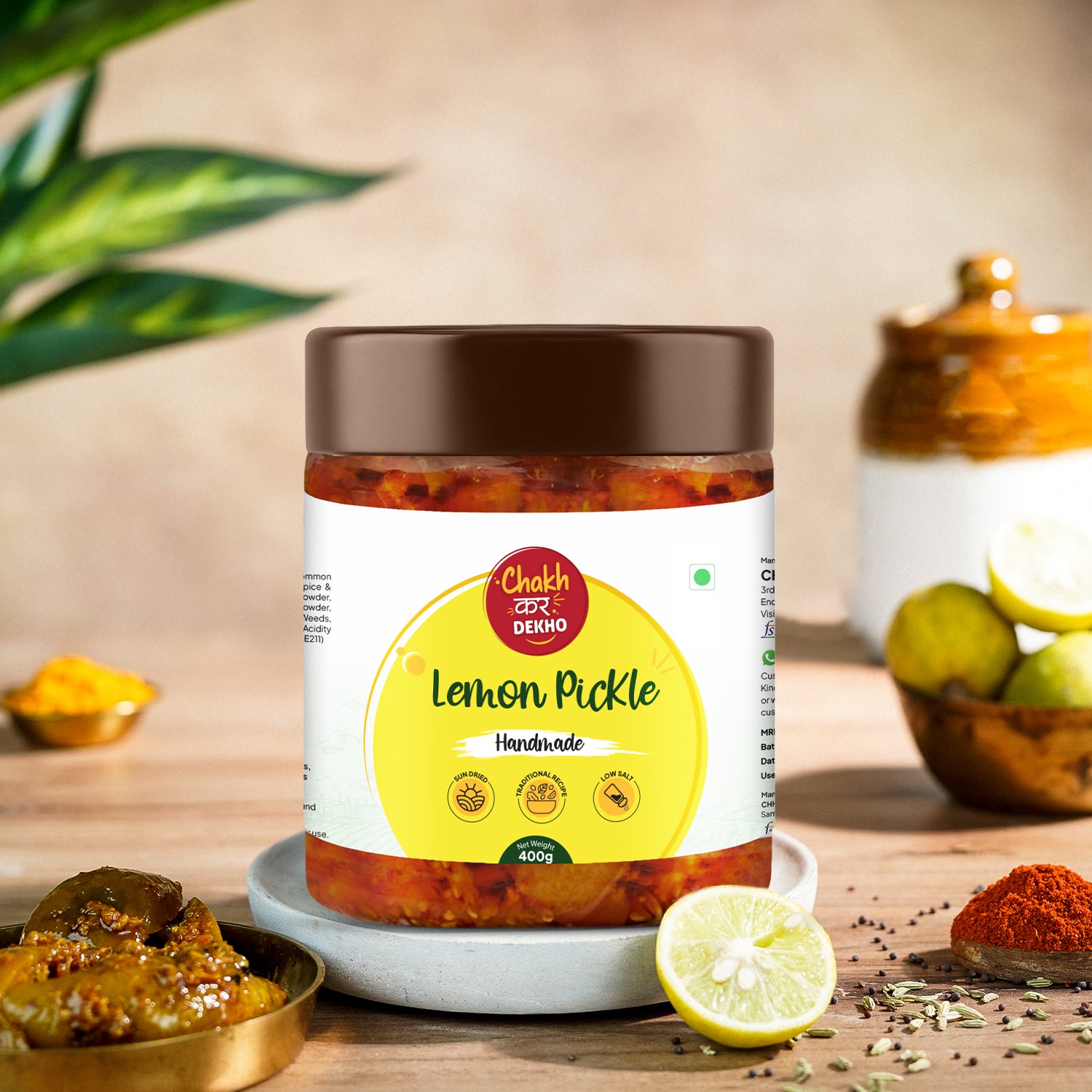 Lemon Pickle | Kala Nimbu Achar