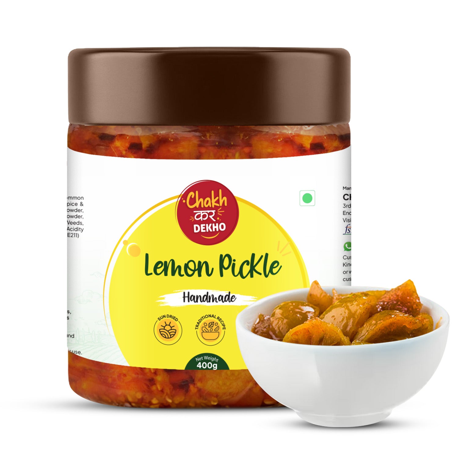 Lemon Pickle | Kala Nimbu Achar