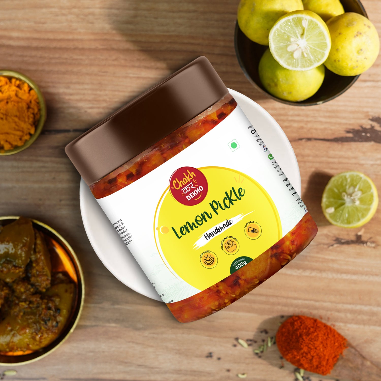 Lemon Pickle | Kala Nimbu Achar