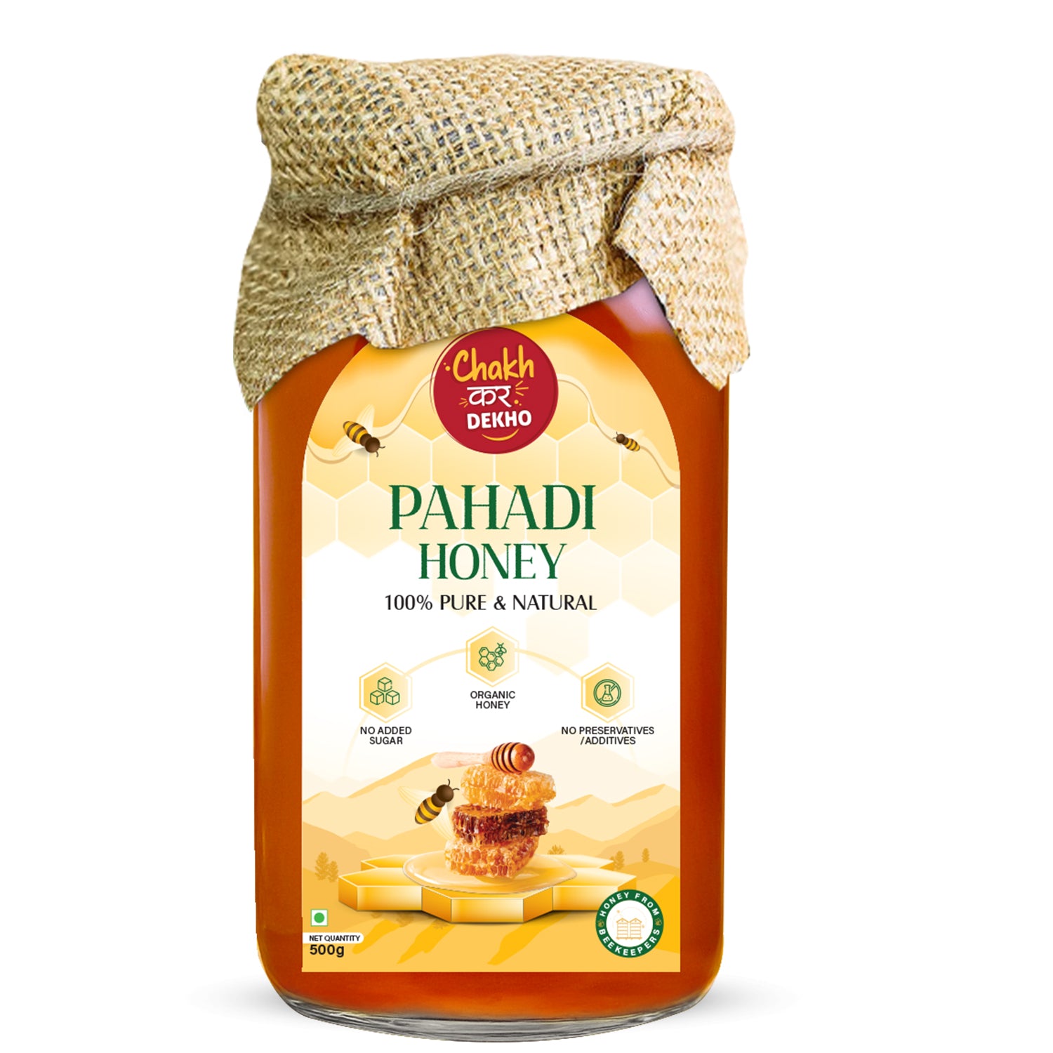 Pahadi Honey – 100% Pure, Natural & Organic | No Added Sugar